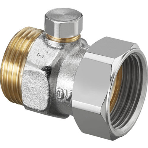 Oventrop Absperrverschraubung DN 15 45mm flachdichtend 1016194
