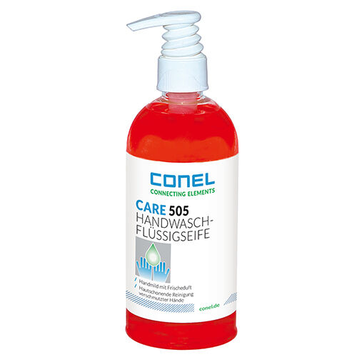 CONEL CARE 505 Hand-Wasch-Flüssigseife 500ml Dosierspenderflasche hautmild CAREHWSE05