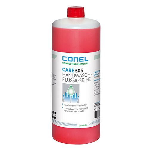 CONEL CARE 505 Hand-Wasch-Flüssigseife 1 Liter Flasche hautmild CAREHWSE1