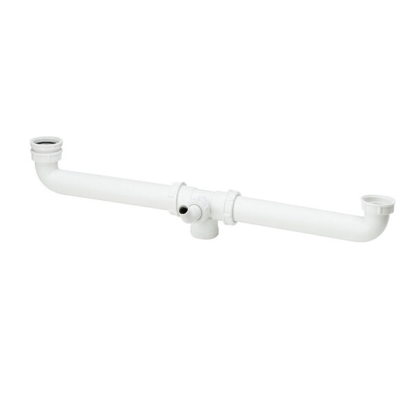 Viega Ablaufverbindung 792 in G1 1/2 x 160-570mm Kunststoff weiss 113063