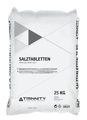TRINNITY Regeneriersalz für Enthärtungsanlagen Tabs im 25 kg Sack