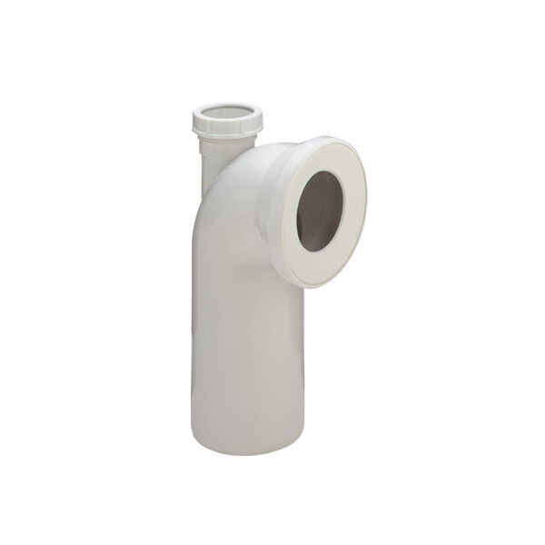 Viega WC Anschlussbogen 90 Grad 3811.1 in 50mm Kunststoff weiss 109462