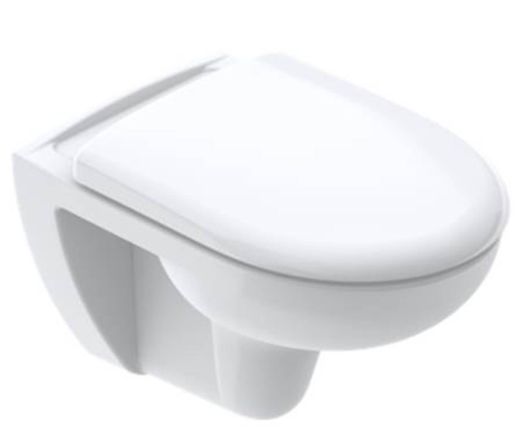 VIGOUR Wand-Tiefspül-WC derby basic sichtbare Befestigung weiß