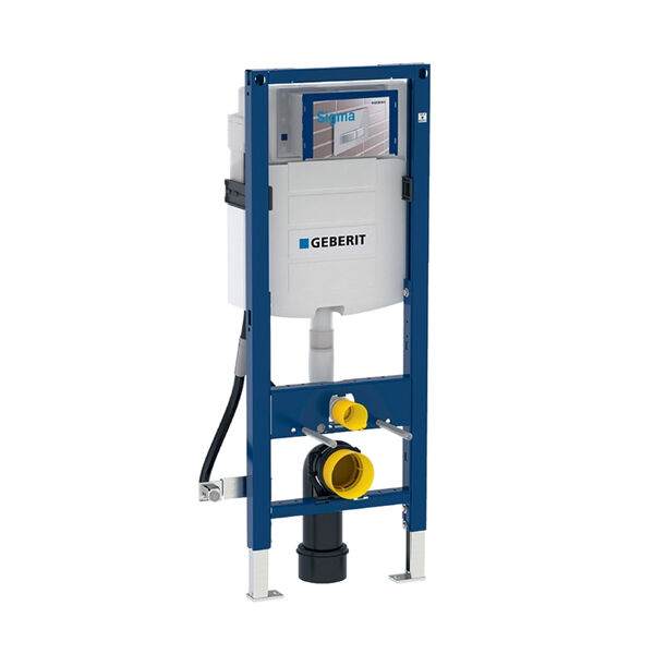 Geberit Duofix Element für WWC, 112 cm, mit Sigma UP-SPK 12 cm, BF