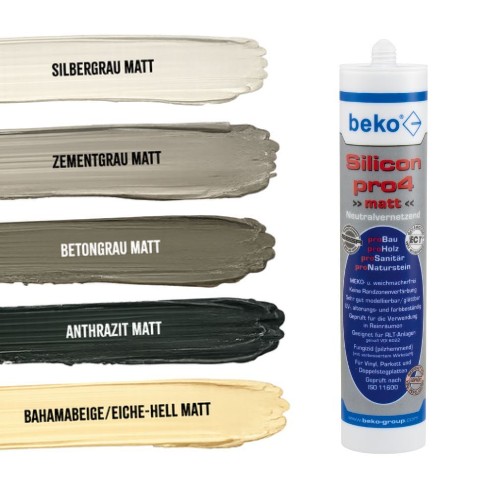 beko Silicon pro4 matt Silikon-Dichtstoff