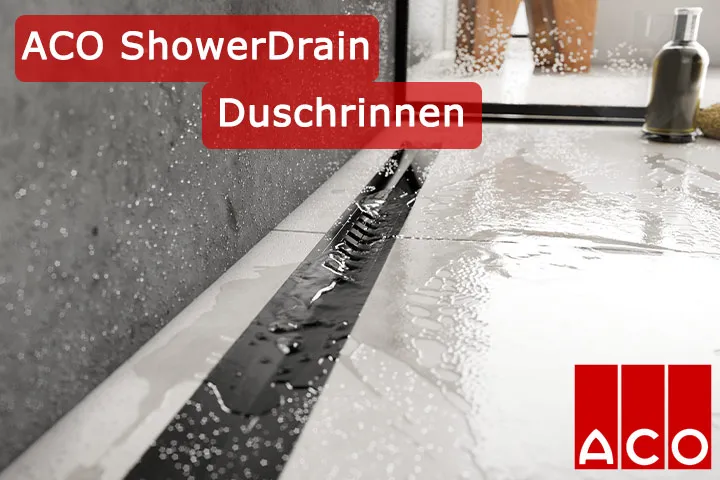 ACO Duschrinnen für moderne Badezimmer